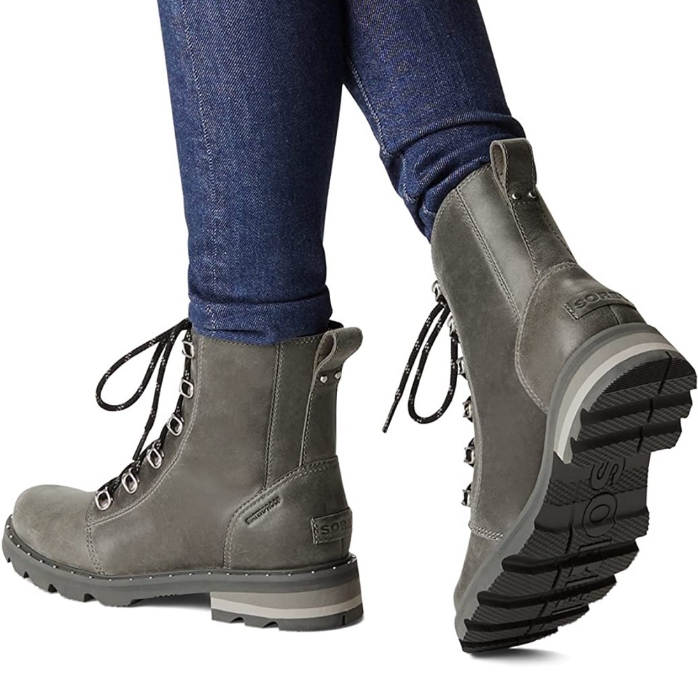 SOREL Women's Lennox Lace Rain Boot — Waterproof Leather Boots